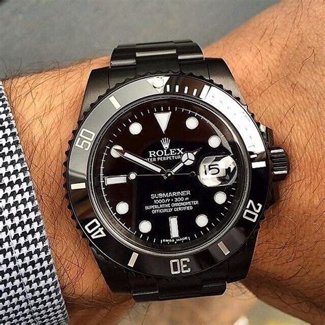 all black submariner rolex